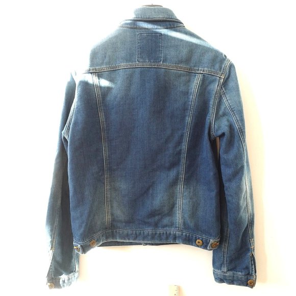 Nano Universe Jacket XS Blue Denim Jean Adult Trucker Japanese Streetwear RARE‎ - Picture 7 of 12